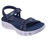 Skechers Go Walk Glide-Step 2.0 Sandal Rowen Sneaker Donna, Tessile Lavanda Navy, 36 EU