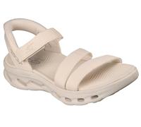 Skechers Go Walk Glide-Step 2.0 Sandalo Ella Flat, Naturale, 38 EU