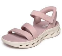 Skechers Go Walk Glide-Step 2.0 Sandalo Ella Flat, Viola, Taglia 40