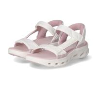 Skechers Go Walk Glide-Step 2.0 Sandalo Jada Flat, Bianco, Taglia 40