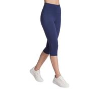 Skechers - Go Walk High Waisted Capri Legging, Leggings Donna | Casual, elasticizzato in 4 direzioni, assorbe l'umidità, UPF 40, vita alta, cuciture piatte