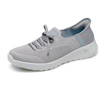 Skechers Go Walk Joy Abby Scarpe senza lacci da donna, Grigio, 41 EU