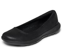 Skechers Go Walk Lite - Gem, Ballerine punta chiusa Donna, Black Textile Trim Bbk, 35.5 EU