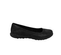 Skechers Go Walk Lite - Gem, Ballerine punta chiusa Donna, Black Textile Trim Bbk, 37 EU