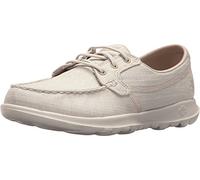 Skechers Go Walk Lite - Isla Scarpe da Barca Donna, Beige (Taupe), 41 EU