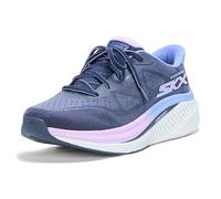 Skechers Go Walk Max Cushioning Arch Fit Areena, Scarpe da Ginnastica Donna, Navy Textile/Lavender Trim, 36.5 EU