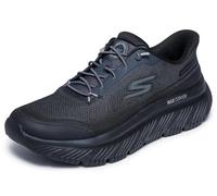 Skechers Go Walk Max Cushioning Hyper Burst Zoltar, Scarpe da Ginnastica Uomo, Black Textile/Trim, 41 EU