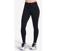 Skechers Go Walk Rib Mix Jogger Pantalone Nero Donna LG74 BLK