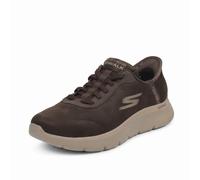 Skechers Scarpe senza lacci Go Walk Flex Uomo Marrone 41