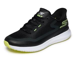 Skechers Golf Flite Spikeless Slip-in - Scarpe da Golf da Uomo, Nero, 44 EU