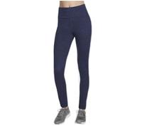 Skechers GOSTRETCH Diamond Brushed FL HW Legging Pantaloni Tuta Donna, Navy, XL