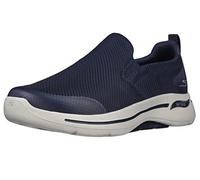 Skechers Gowalk Arch Fit-Athletic Slip-on Casual Loafer Walking Shoe Sneaker, Sneakers Uomo, Grigio Navy, 42.5 EU X-Larga
