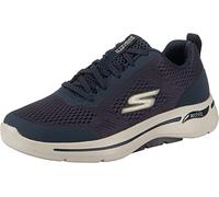 Skechers, Gowalk Arch Fit Idyllic, Sneaker da Uomo, Blu Navy/Oro, 12 X-Wide