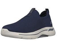 Skechers Gowalk Arch Fit Idyllic - Sneaker da Uomo, Blu Navy/Oro, 9 X-Wide