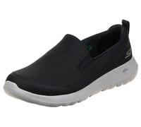 Skechers Gowalk Max Clinched - Scarpe Slip-on da Uomo per Camminata con Doppio Inserto Elastico, Nero/Bianco, 44 EU