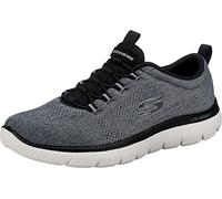 Skechers Uomo 232186/BKW Summits LOUVIN in Mesh con Laccio Finto Elasticizzato Misura 42.5