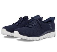 Skechers Graceful-First Blush - Sneaker da Donna Senza Lacci, Navy, 39 EU