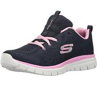 Skechers Graceful Get Connected, Sneaker Donna, Navy Mesh Pink Trim, 39.5 EU