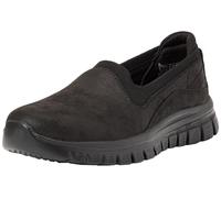 Skechers Graceful Leaning in, Scarpe da Ginnastica Donna, Black Microleather/Knit, 38.5 EU