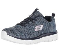 Skechers Graceful -Twisted Fortune, Scarpe da ginnastica. Donna, Blu, 36 EU