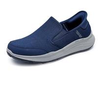 Skechers Handfree Slip-in Equalizzatore 5.0 Drayze, Scarpe da Ginnastica Uomo, Navy Mesh Duraleather, 43 EU