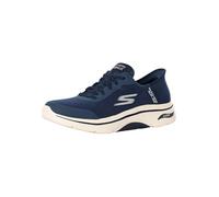 Skechers Handfree Slip-in Go Walk Arch Fit 2.0 Simplicity 2, Scarpe da Ginnastica Uomo, Tessuto Sintetico Blu Navy, 44 EU