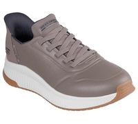 Skechers Hands-Free Slip-ins Bobs Squad 4 Direct Step, Scarpe da Ginnastica Uomo, Tortora, 42.5 EU