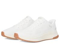 Skechers Hands Free Slip-ins: Bobs Squad 4-Staple Look, Scarpe da Ginnastica Donna, Bianco, 39.5 EU Larga