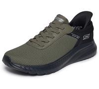 Skechers Hands Free Slip-ins Bobs Squad Chaos-Balanced Edge, Scarpe da Ginnastica Uomo, Oliva, 47.5 EU