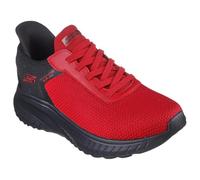 Skechers Hands Free Slip-ins Bobs Squad Chaos-Balanced Edge, Scarpe da Ginnastica Uomo, Rosso Viaggio Tinta Unita Getaway Solids, 44 EU