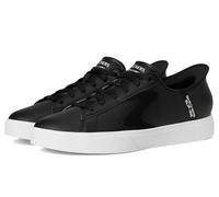 Skechers Hands-Free Slip-ins Eden LX Strando, Scarpe da Ginnastica Uomo, Finitura Bianca Duraleather Nera, 40 EU