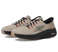 Skechers Hands Free Slip-ins: Go Run Elevate 2.0 Steady Motion, Scarpe da Ginnastica Uomo, Tortora Nero, 42.5 EU