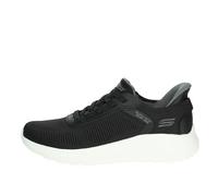 Skechers Hands Free Slip-ins Squad Chaos-Solid Step, Scarpe da Ginnastica Uomo, Nero/Bianco, 40 EU
