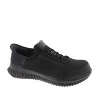 Skechers Hands Free Slip-ins Tilido Fletchit Comp Toe, Scarpe da Lavoro Uomo, Nero, 12 Wide