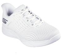 Skechers Hands-Free Slip-ins: Viper Court Reload, Scarpe da Ginnastica Uomo, Tessuto Bianco con Finiture Bianche, 46 EU