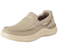 Skechers Hasting Fielden, Senza Lacci Uomo, Taupe Canvas, 42 EU