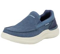 Skechers Hasting, Senza Lacci Uomo, Tela Blu Navy, 42 EU