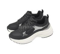 Skechers Hazel 2 Black White Women Lifestyle Casual Platform Shoes 177447-BLK
