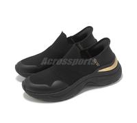 Skechers Hazel-Rosalind Slip-Ins Black Gold Women Casual Shoes 177586-BBK