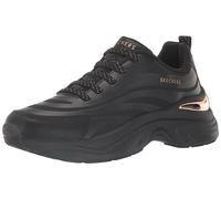 Skechers Hazel Step, Passo N Flow NAZEL Donna, Black Hot Melt/Mesh, 38.5 EU
