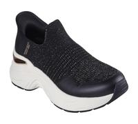 Skechers Hazel-Sugarland - Sneaker da donna, senza lacci, mani libere, nero/oro rosa., 37 EU
