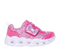 Skechers Heart Lights - Boogie Land Sneaker in Rosa Fluo, Taglia 23