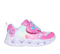 Skechers Heart Lights - Lovin Reflection Sneaker in Rosa/Turchese, Taglia 24
