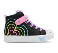 Skechers Bambina Twinkle Toes: Heart Steps - Heart Glow Sneaker in Nero, Taglia 30