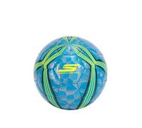 Skechers Hex Multi Mini Stripe Taglie 1 Soccer Ball in Argento/Blu Chiaro