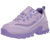 Skechers Hi-ryze Doja` Lite Pop, Sneaker Donna, Lavender Leather Mesh Durapatent Trim, 36 EU
