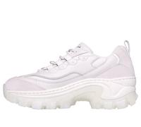 Skechers Hi-ryze Doja'lite Premium, Sneaker Donna, White Leather Mesh Trim, 39 EU