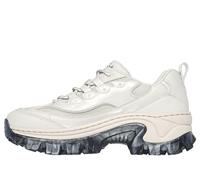 Skechers Hi-ryze Doja'lite Shine, Sneaker Donna, Finitura in Rete Durabuck in Pelle patnet Bianca, 35 EU