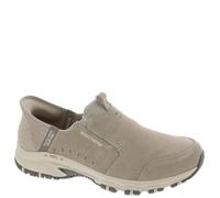 Skechers Hillcrest, Sunapee del Resto Donna, Taupe Suede Lycra Rosa Chiaro Trim, 36 EU