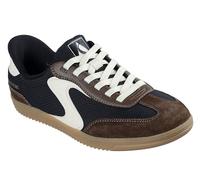 Skechers Hotshot Everyday Ease, Scarpe da Ginnastica Donna, Black Nylon/Brown Leather/Trim, 36 EU